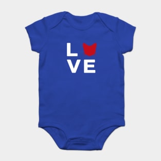 Love Cat T Shirt Baby Bodysuit